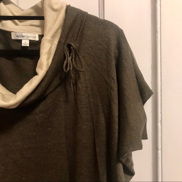 WOW Couture Brown Knit Sweater Medium - Picture 4 of 5